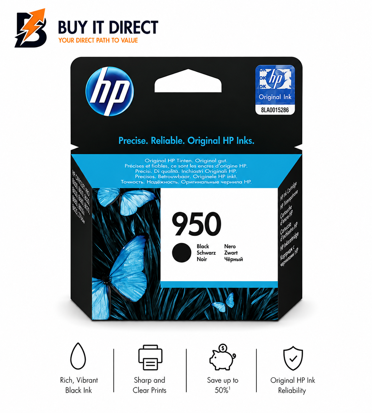 HP 950 Black Original Ink Cartridge
