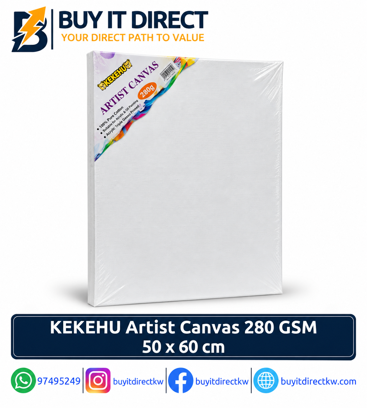 KEKEHU ARTIST CANVAS 280 GSM 50 X 60 CM