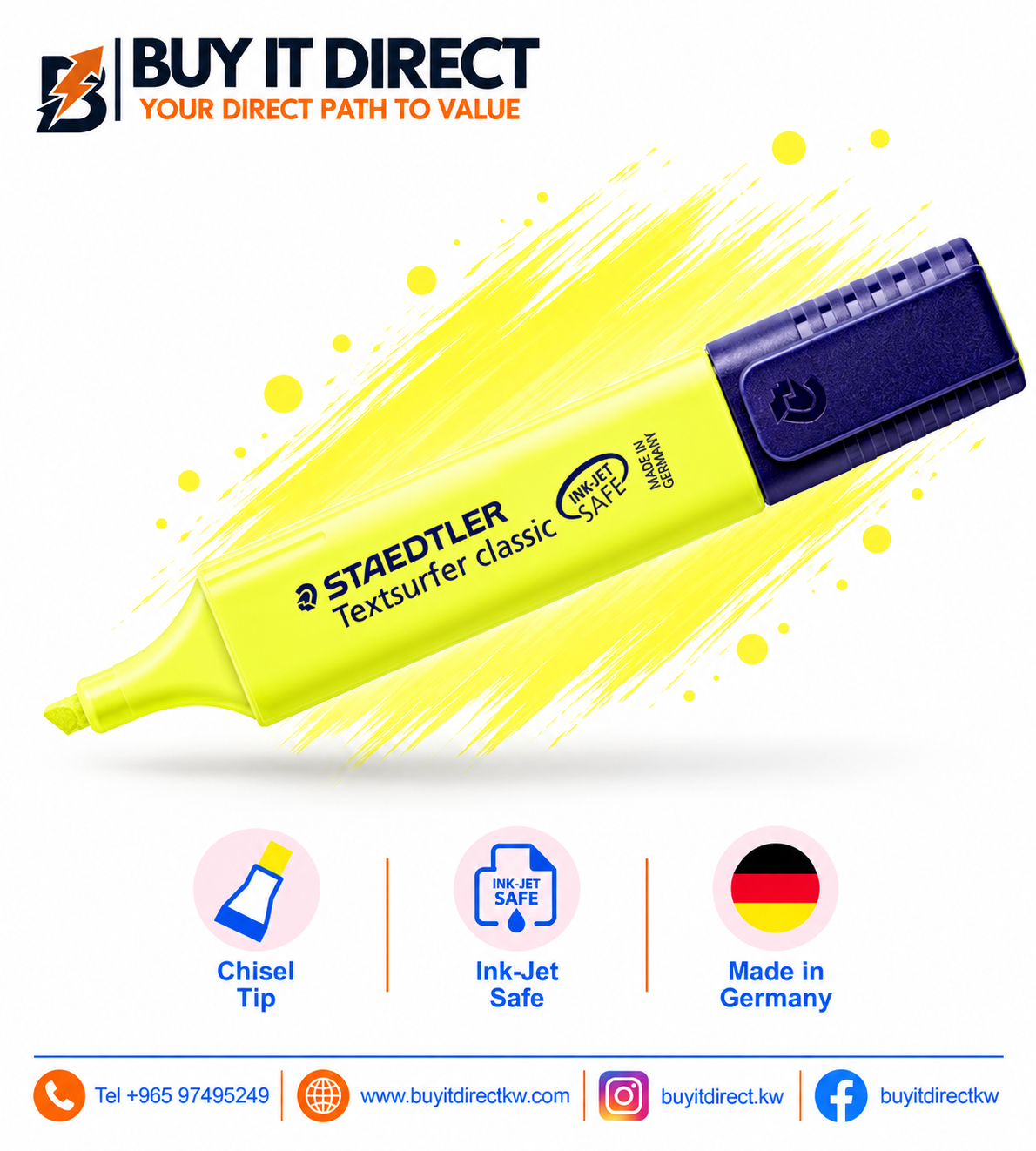 STAEDTLER Textsurfer Classic Yellow Highlighter