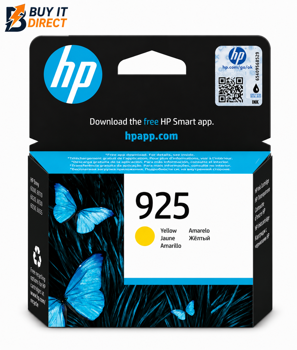 HP 925 أصفر أصلي خرطوشة حبر 