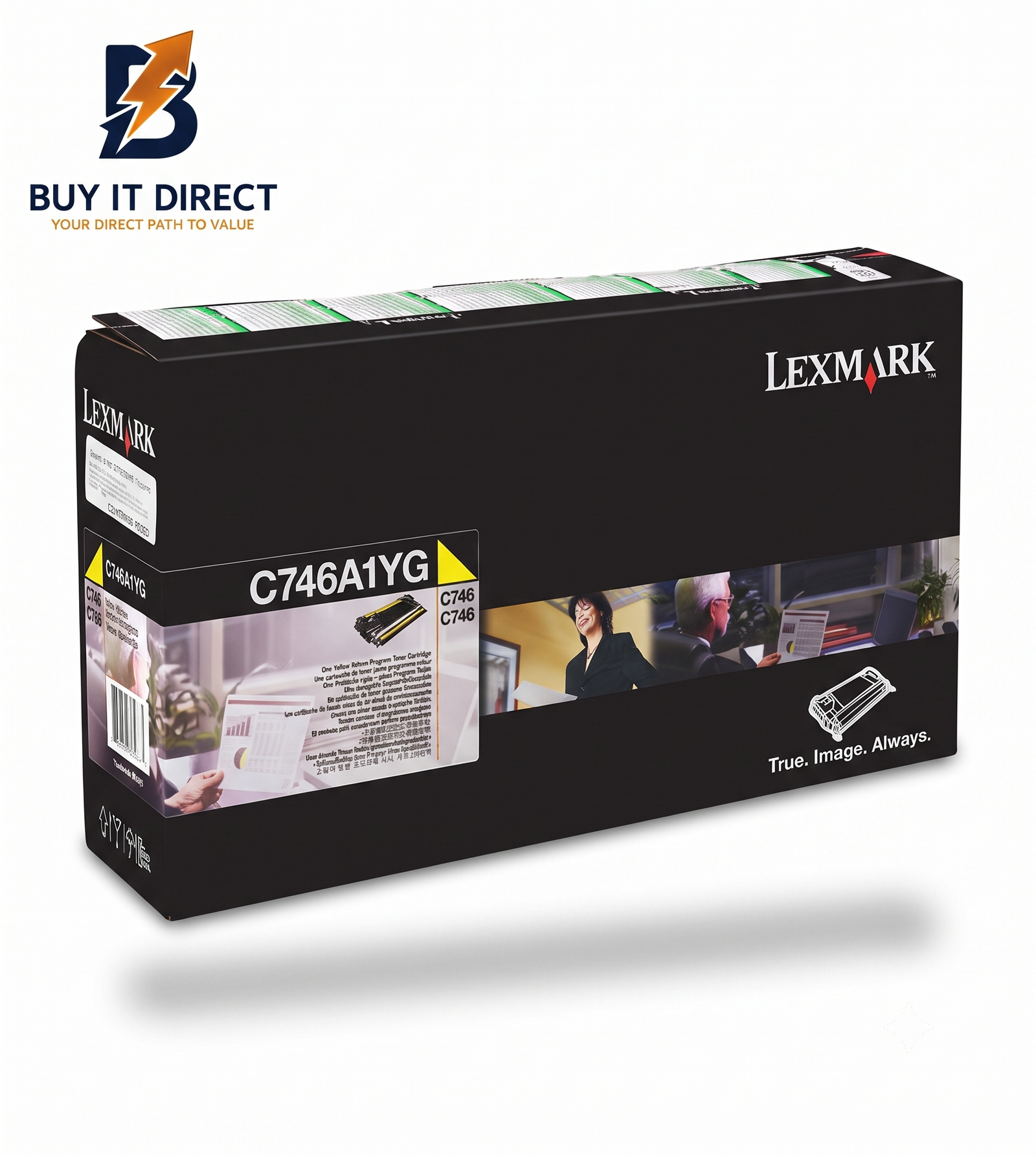 Lexmark C746 Yellow Toner Cartridge C746A1Yg
