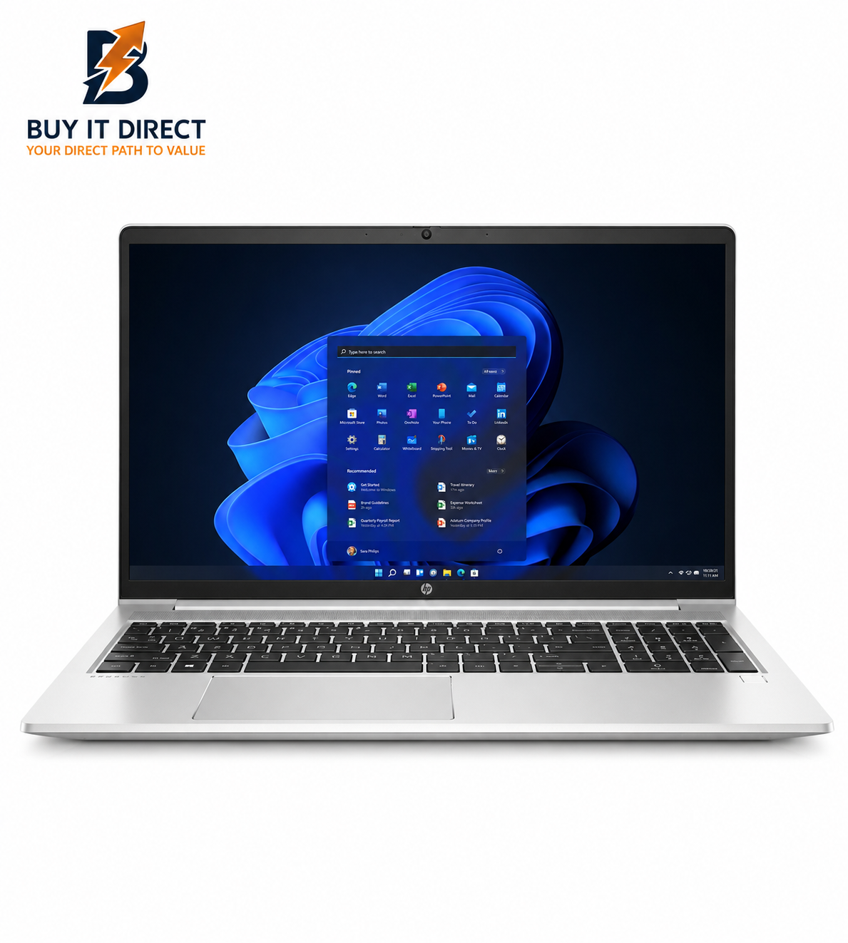 HP ProBook 450 G8 Laptop 15.6 Inch Core i5 11th Gen 8GB RAM 512GB SSD Silver