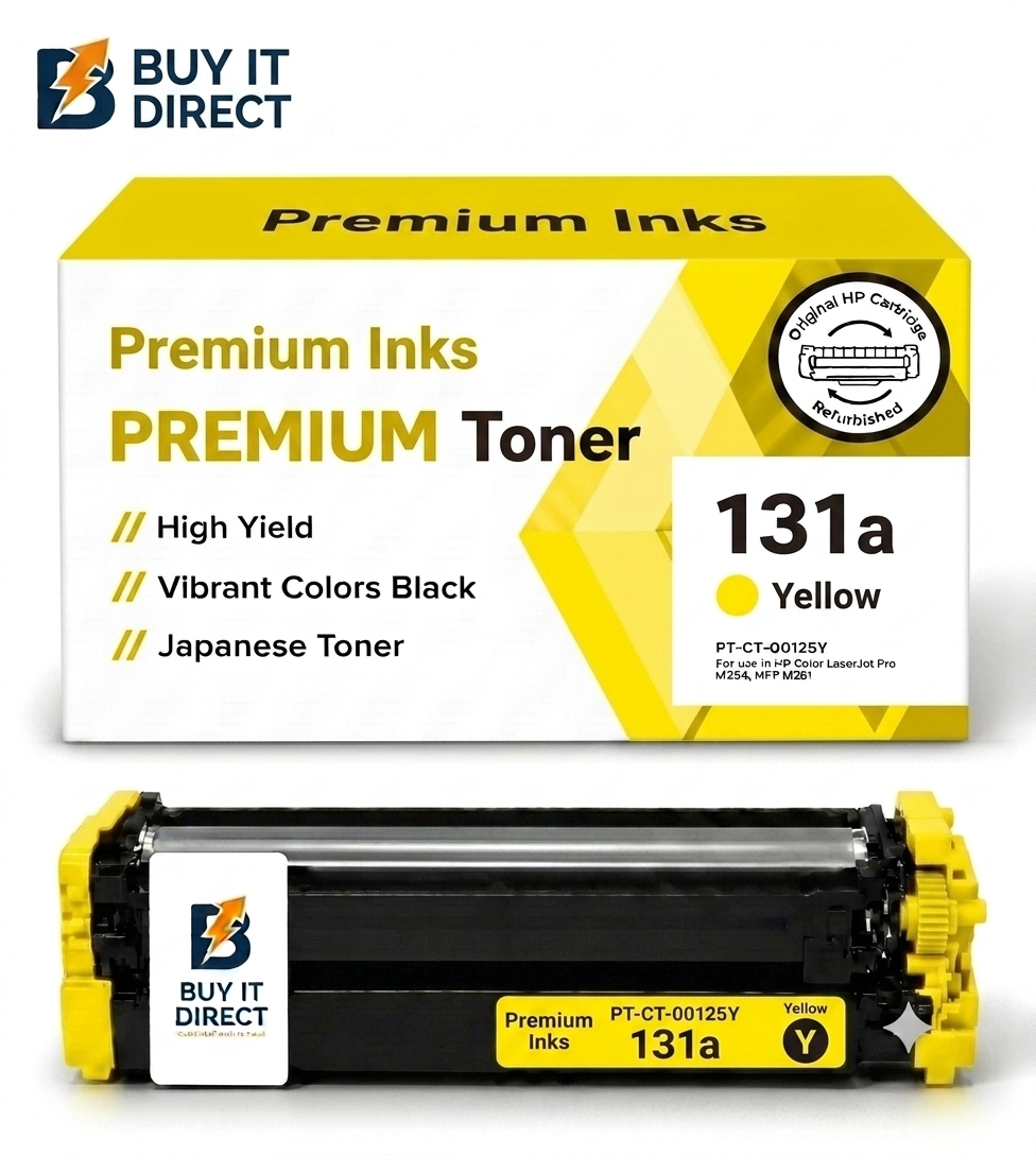 Premium 131A Yellow Compatible Toner Cartridge CF212A for HP Color LaserJet Printers