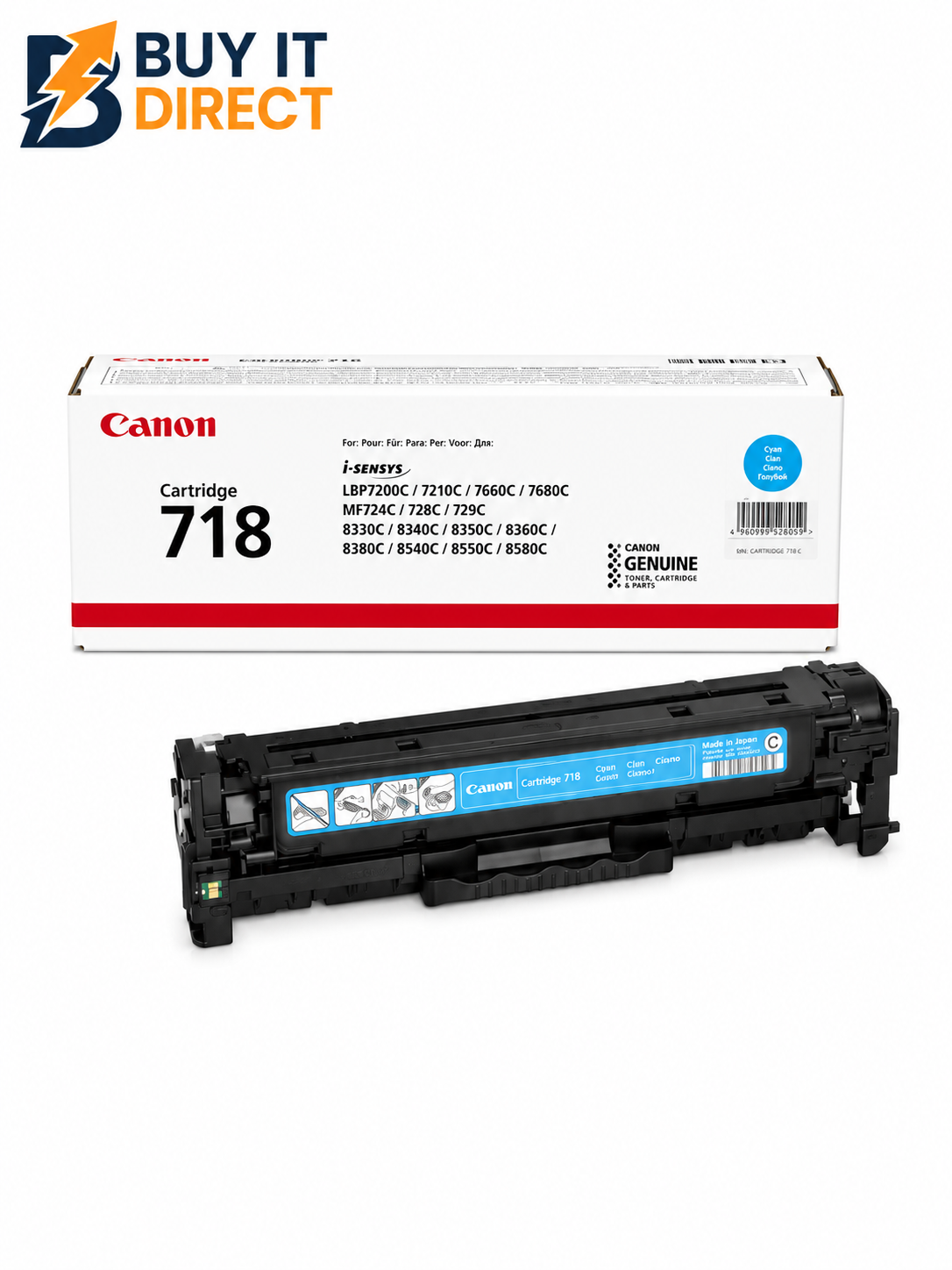 Canon 718 Cyan Toner Cartridge
