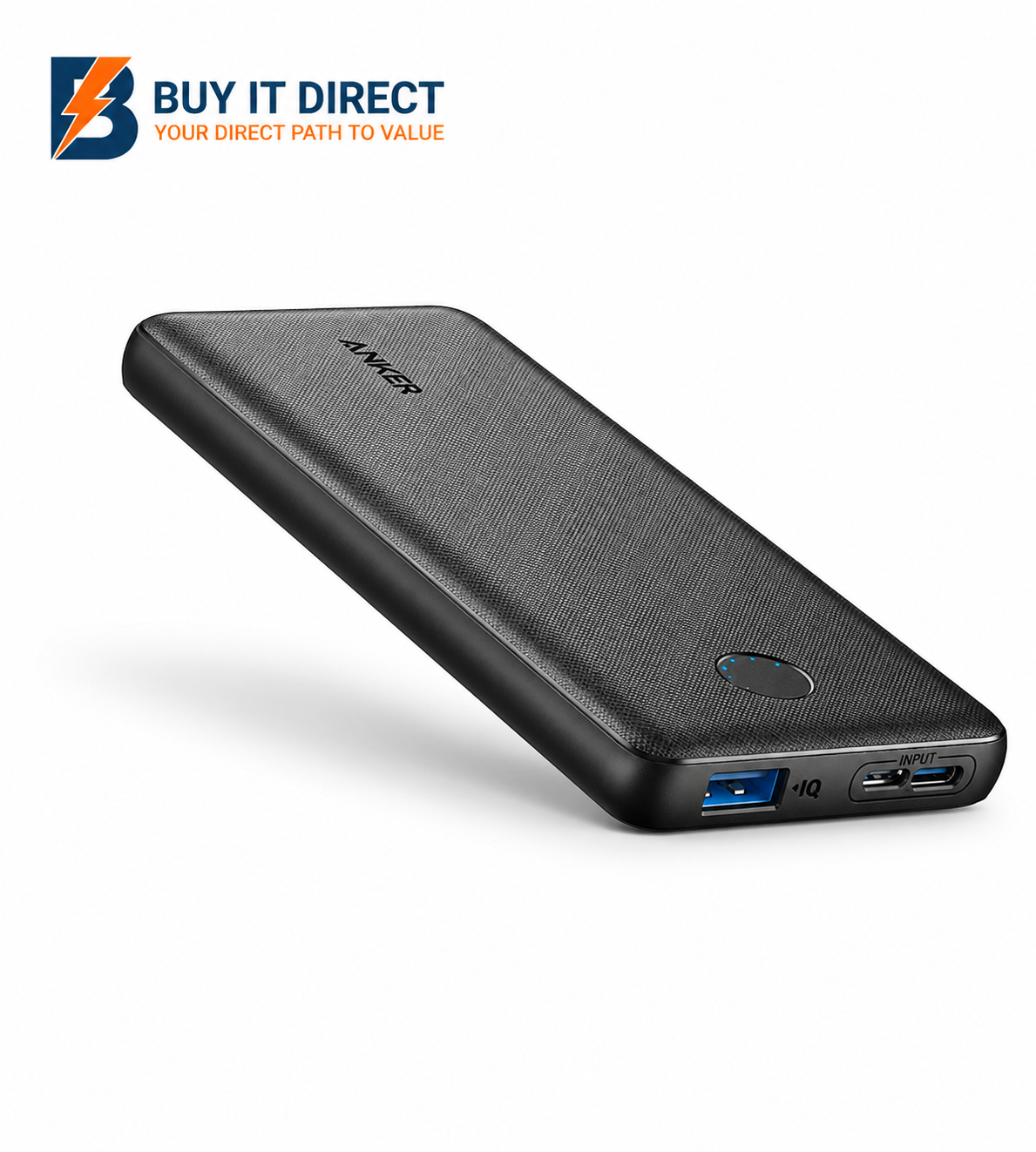 Anker PowerCore Slim 10000mAh 15W Power Bank A1229H15 Black