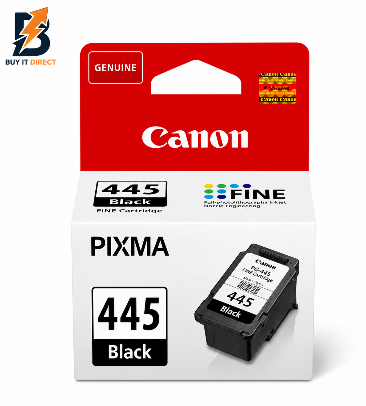 Canon 445 أسود خرطوشة حبر