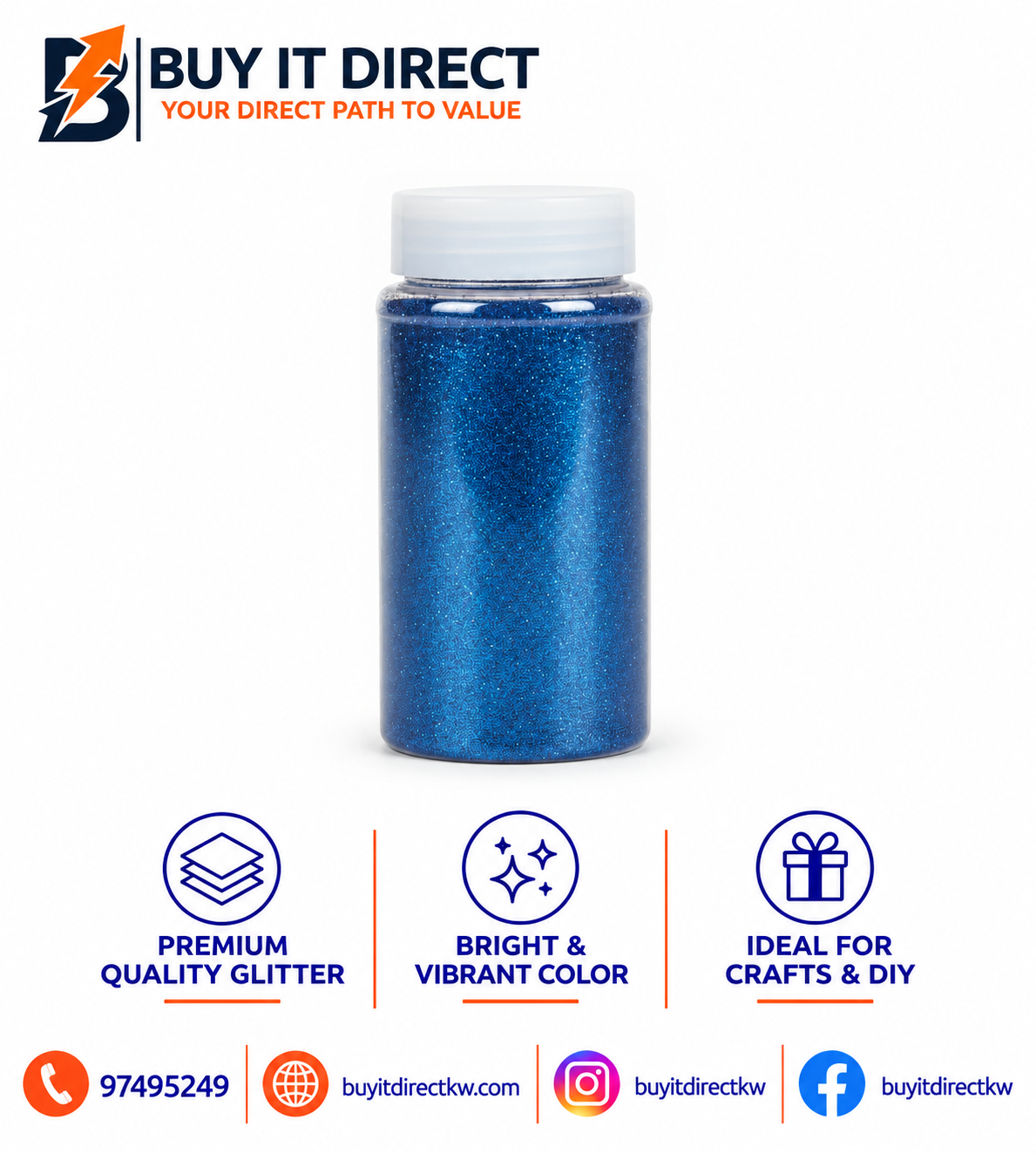 Blue Glitter