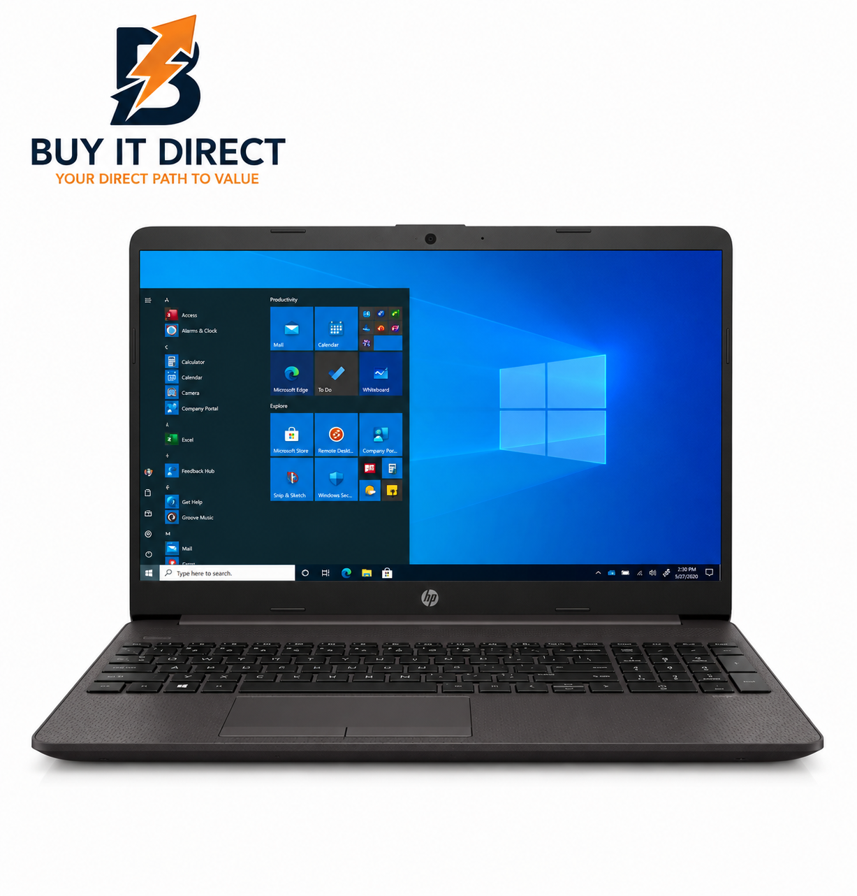 HP 250 G8 Laptop Core i3 11th Gen 4GB RAM 1TB HDD Windows 10 27K27EA Black