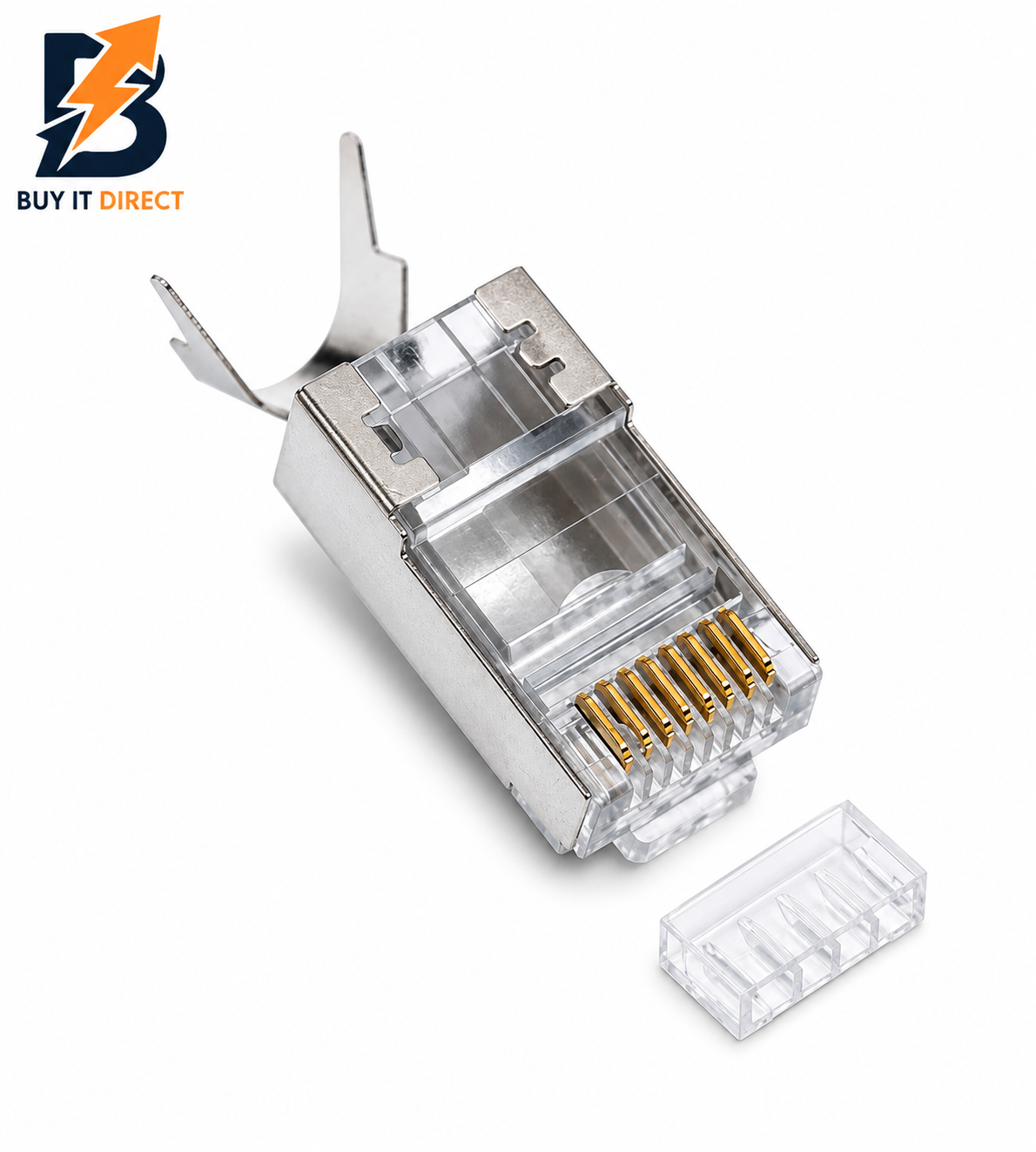 KUWES RJ45 CAT.7 SFTP Solid Plug/Connector (Pack Of  100)