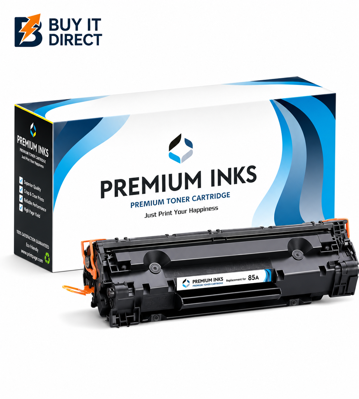 Premium 85A Compatible Toner Cartridge for HP LaserJet Printers