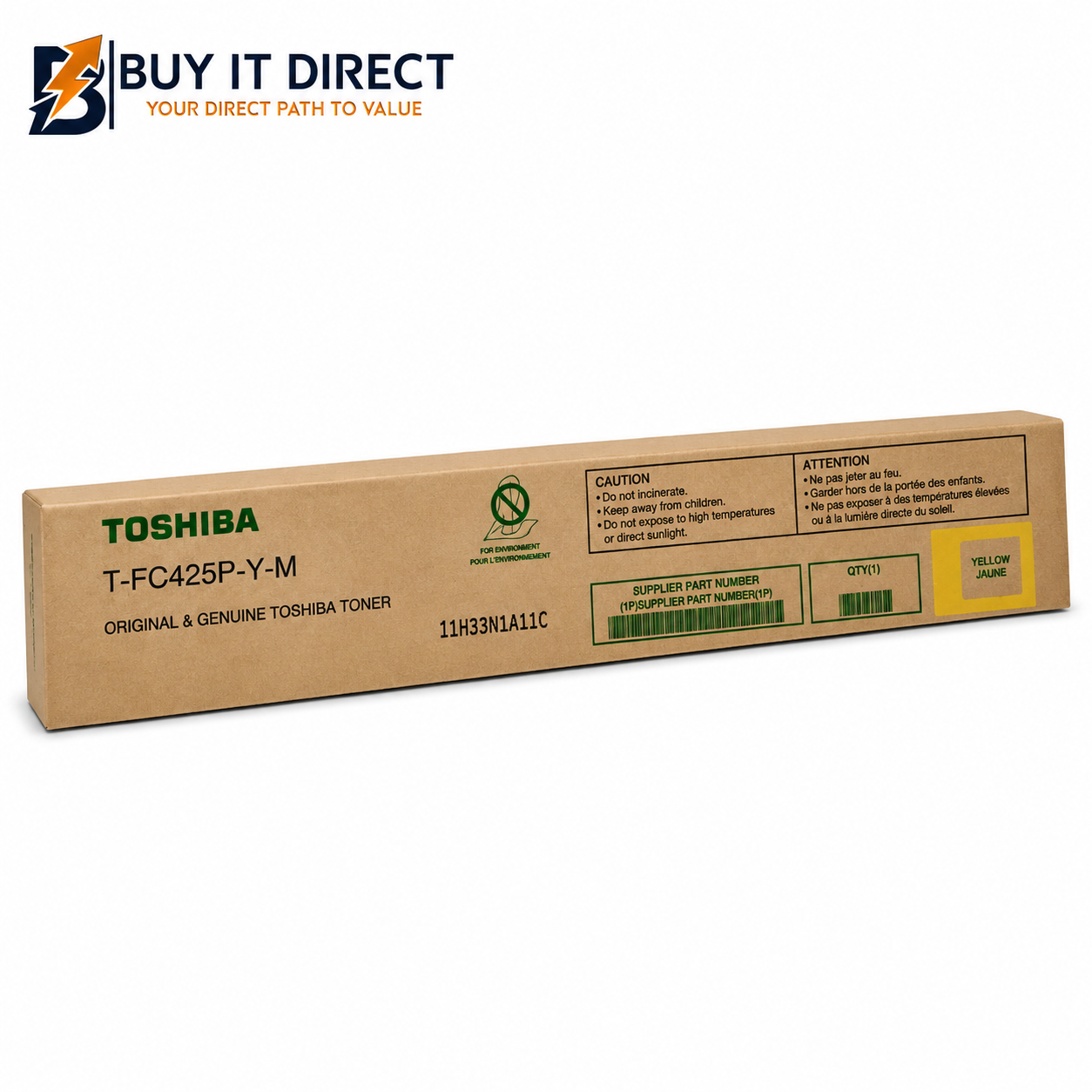 Toshiba Original And Genuine Toner TFC425 Yellow