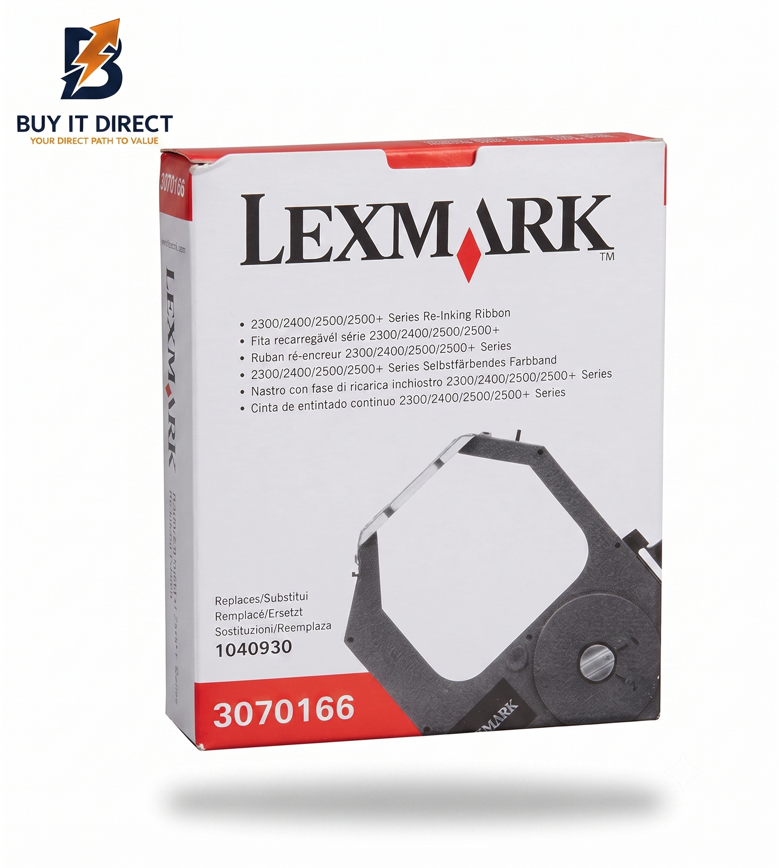 Lexmark 3070166 Standard Yield Re-Inking Ribbon