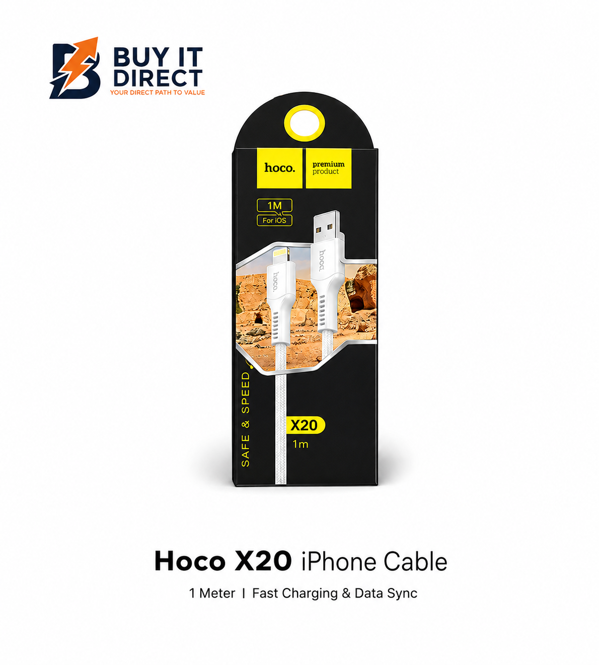 Hoco X20 iPhone Cable 1M