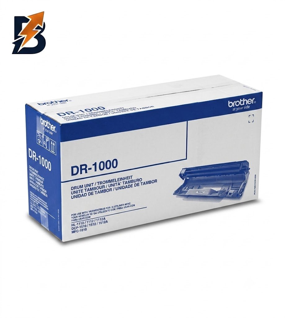 وحدة طبلة سوداء من طراز Brother DR1000