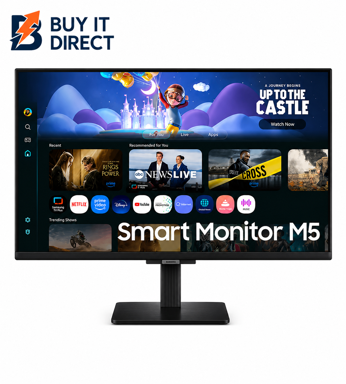 Samsung 27" Smart Monitor M5 M50F - 27.0" FHD / 5ms / 60Hz / Wi-Fi / Bluetooth / HDMI 1.4 - Smart Monitor