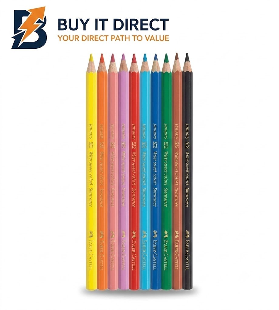 12 PCS Color Pencil Metal Box CP1632