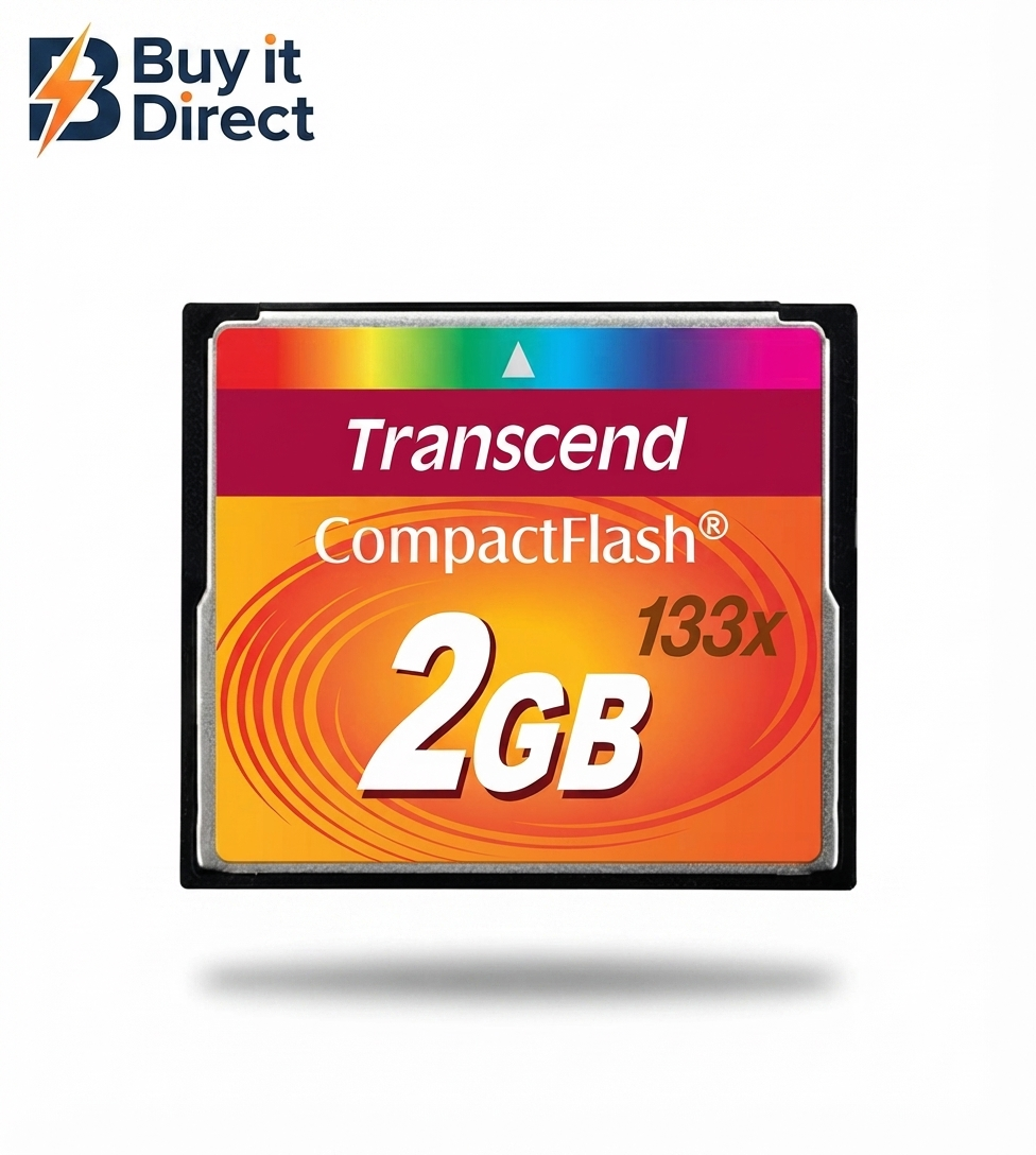 TRANSCEND 2GB 133X COMPACT FLASH MEMORY CARD