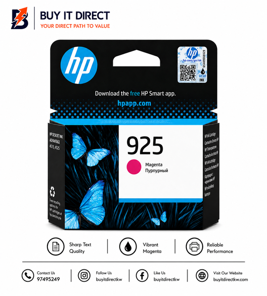 خرطوشة حبر HP 925 أصلية أرجوانية