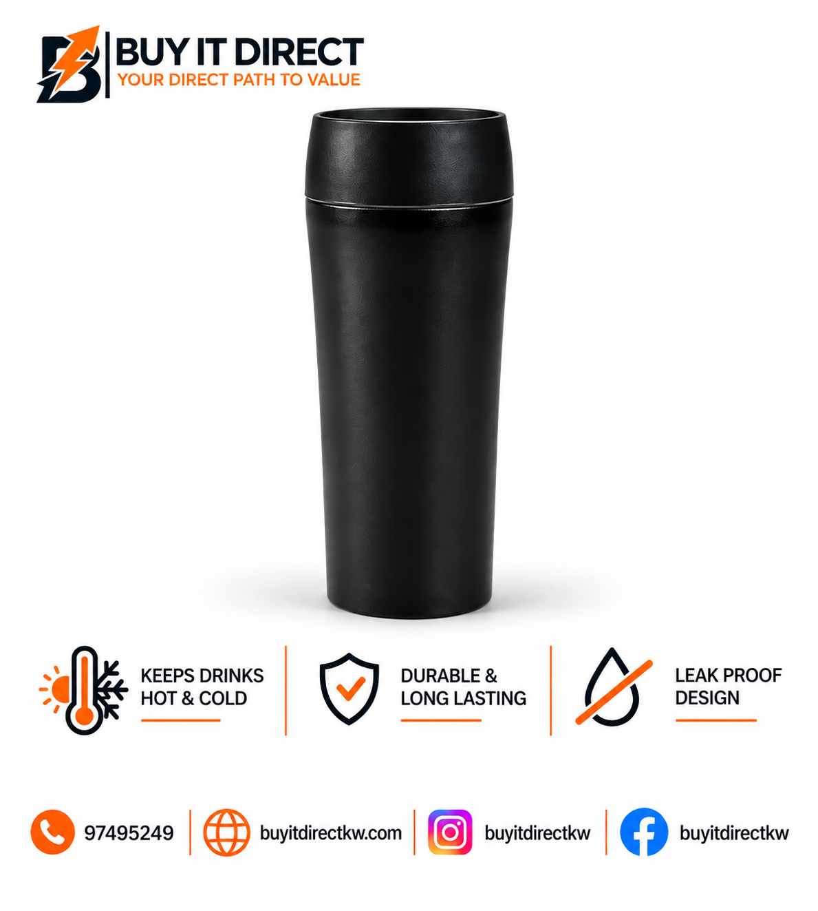 360 Cup 400ml with Innovative 360 Drinking Lid