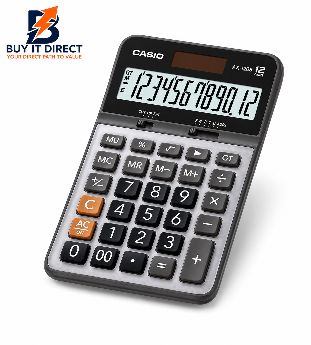 Casio AX120BWDC 12 Digit Desktop Calculator