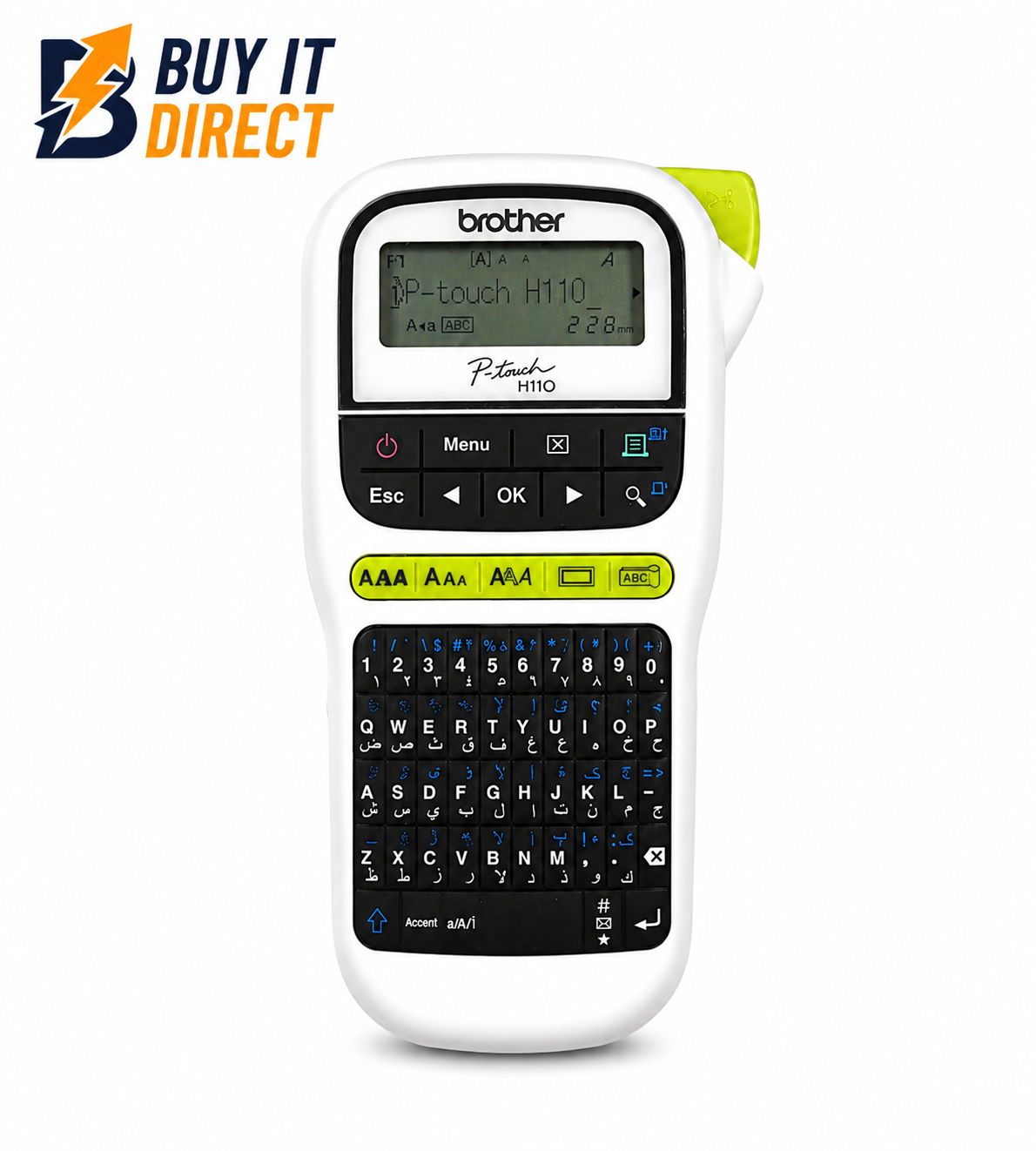 Brother PT-H110 Label Printer - 180dpi / 20mm / White