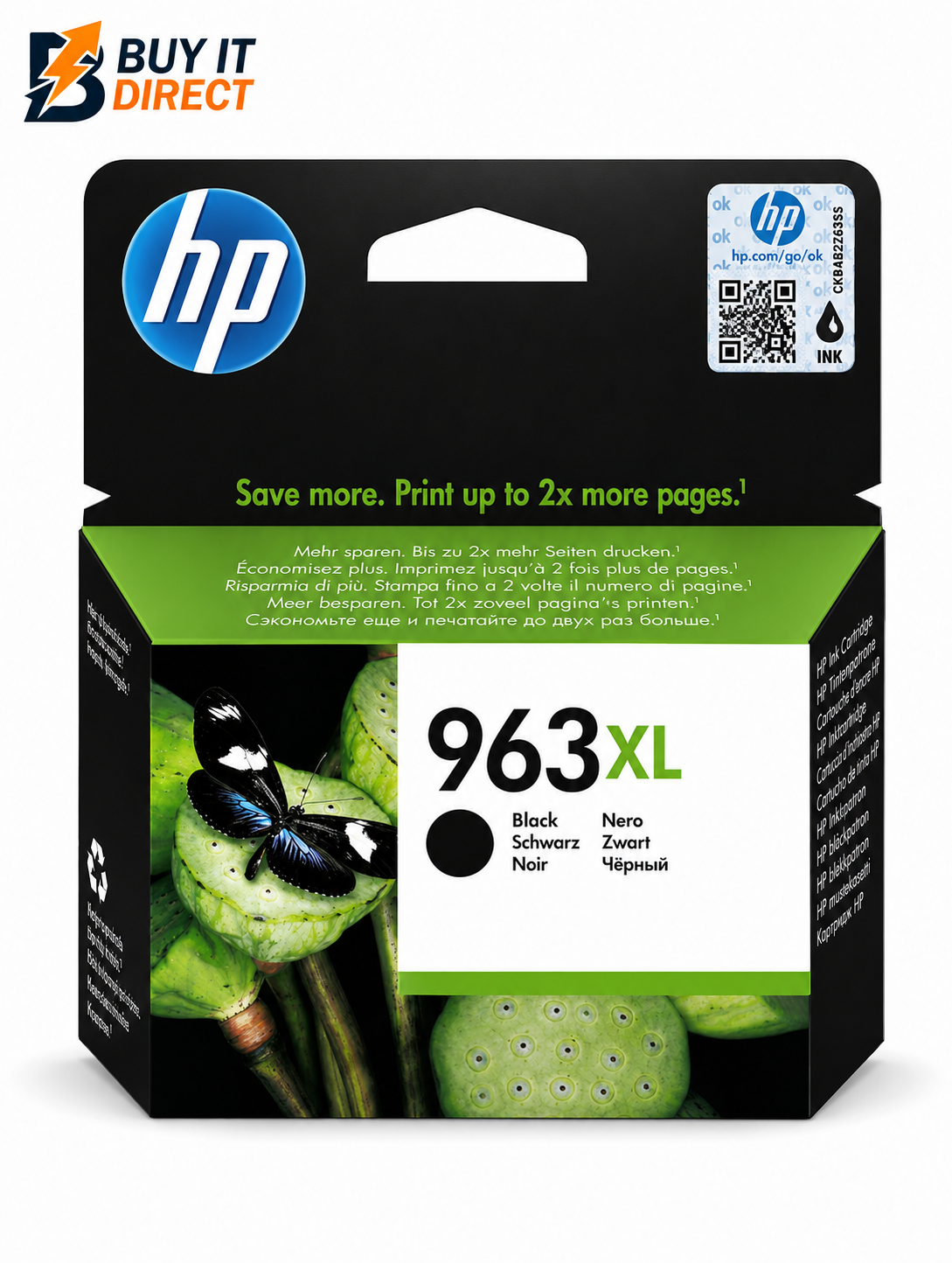 خرطوشة حبر HP 963XL السوداء