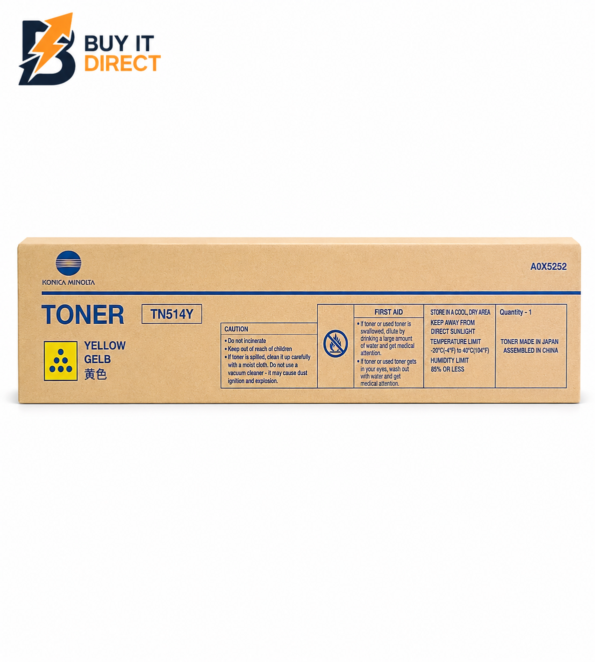 Konica Minolta Tn210 Original Yellow Laser Toner Cartridge