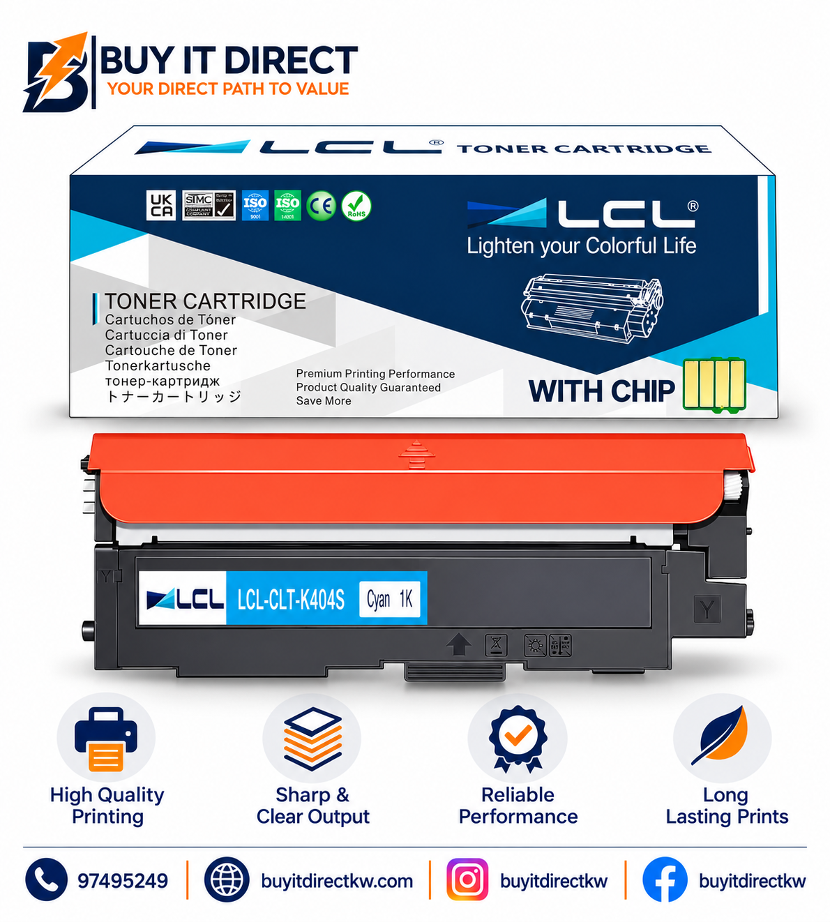 Premium Compatible Toner C404S for Samsung