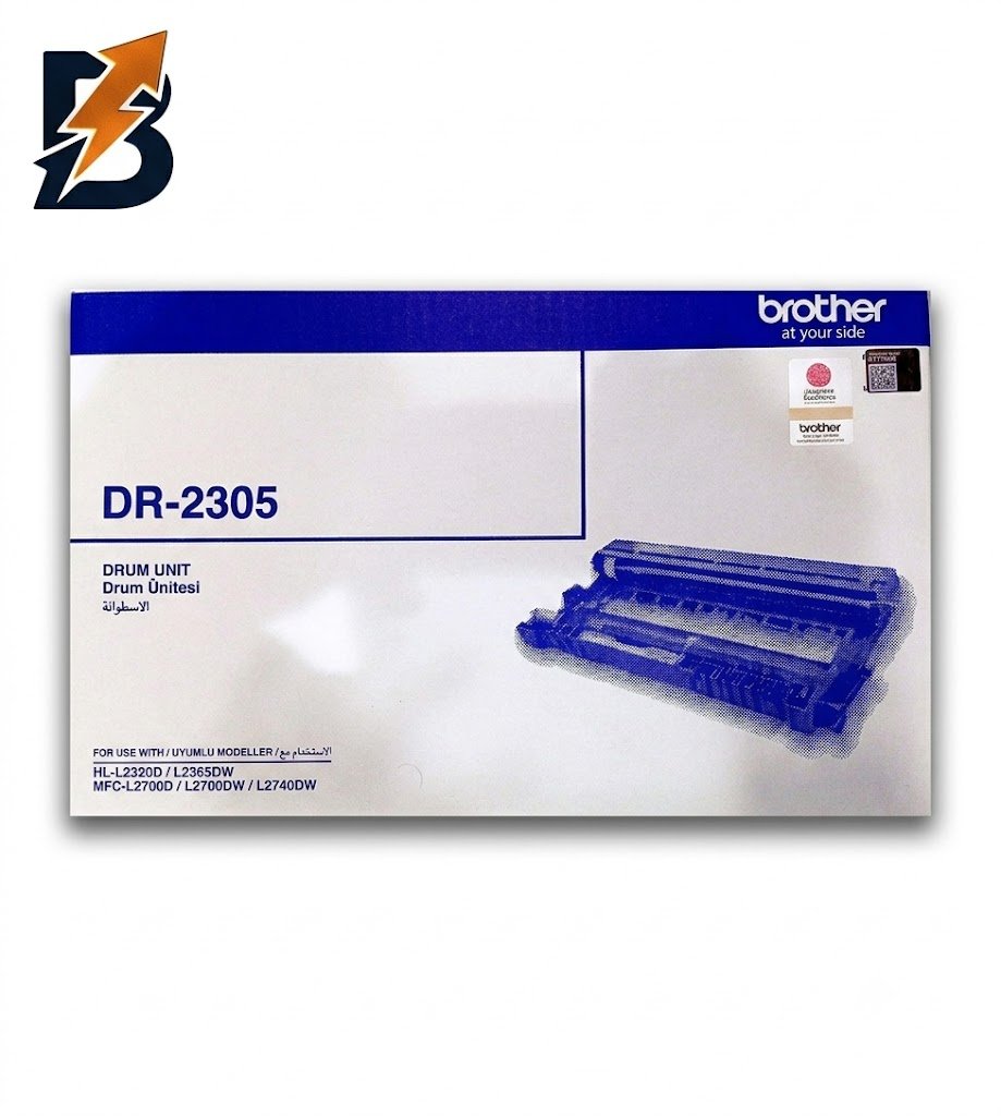 وحدة طبلة سوداء من طراز Brother DR2305