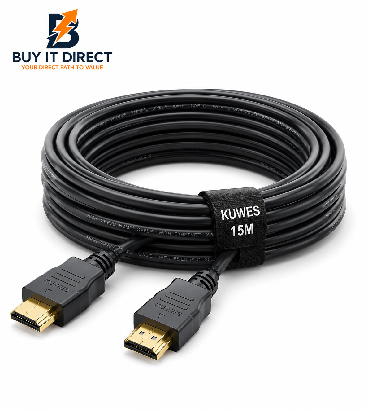 KUWES HDMI Male to Male V2.0 4K Cable 15 Meter