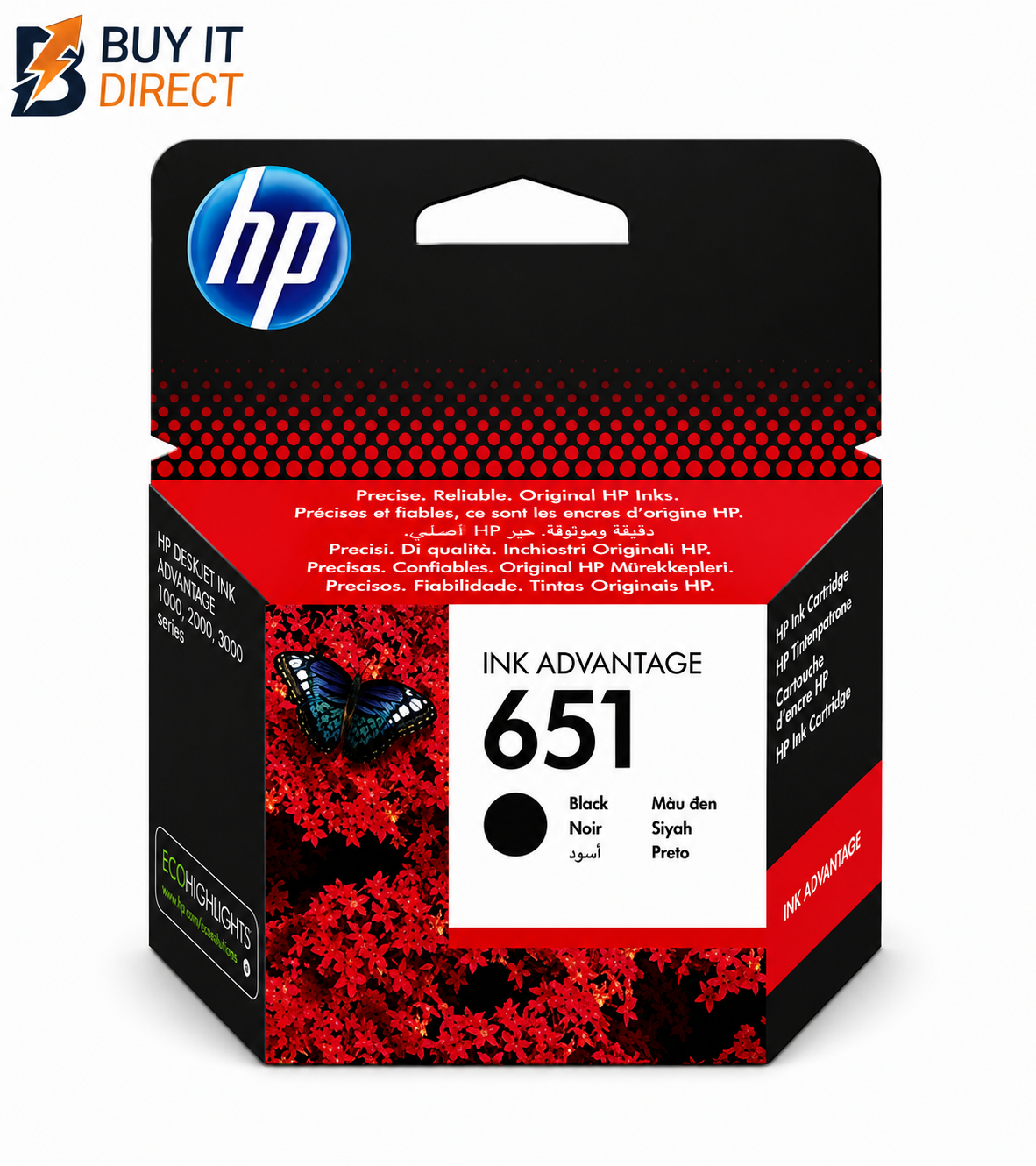 HP 651 Black Ink Cartridge