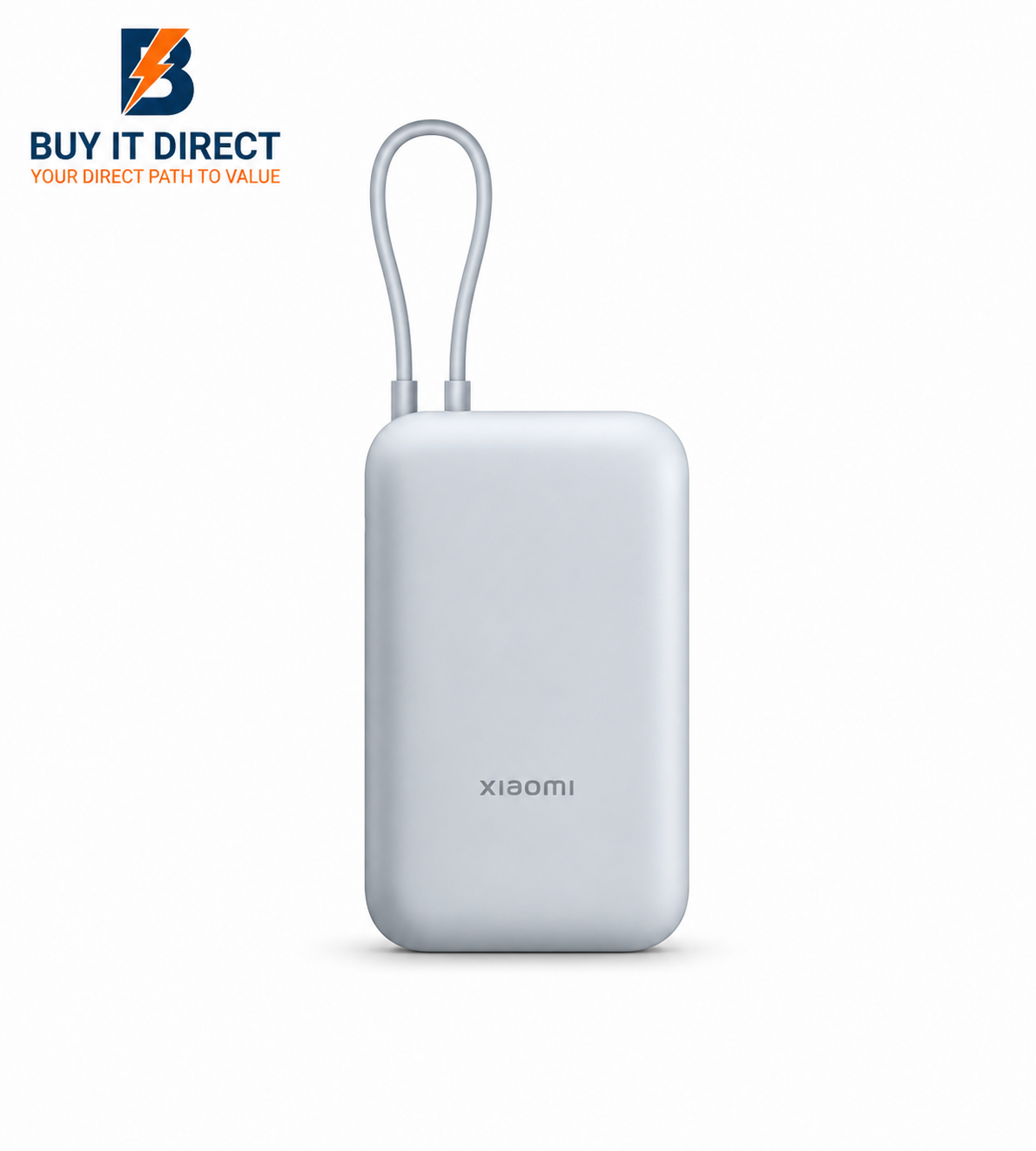 Xiaomi 33W Power Bank 10000mAh Integrated USB C Cable Ice Blue