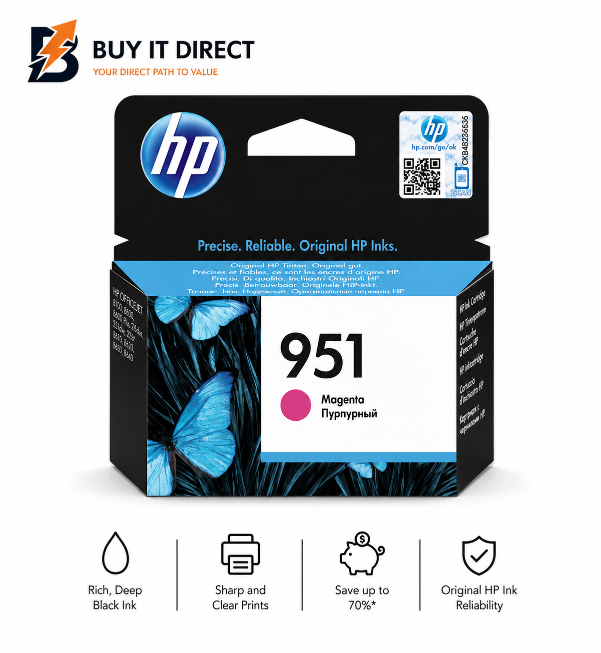 HP 951 Magenta Original Ink Cartridge