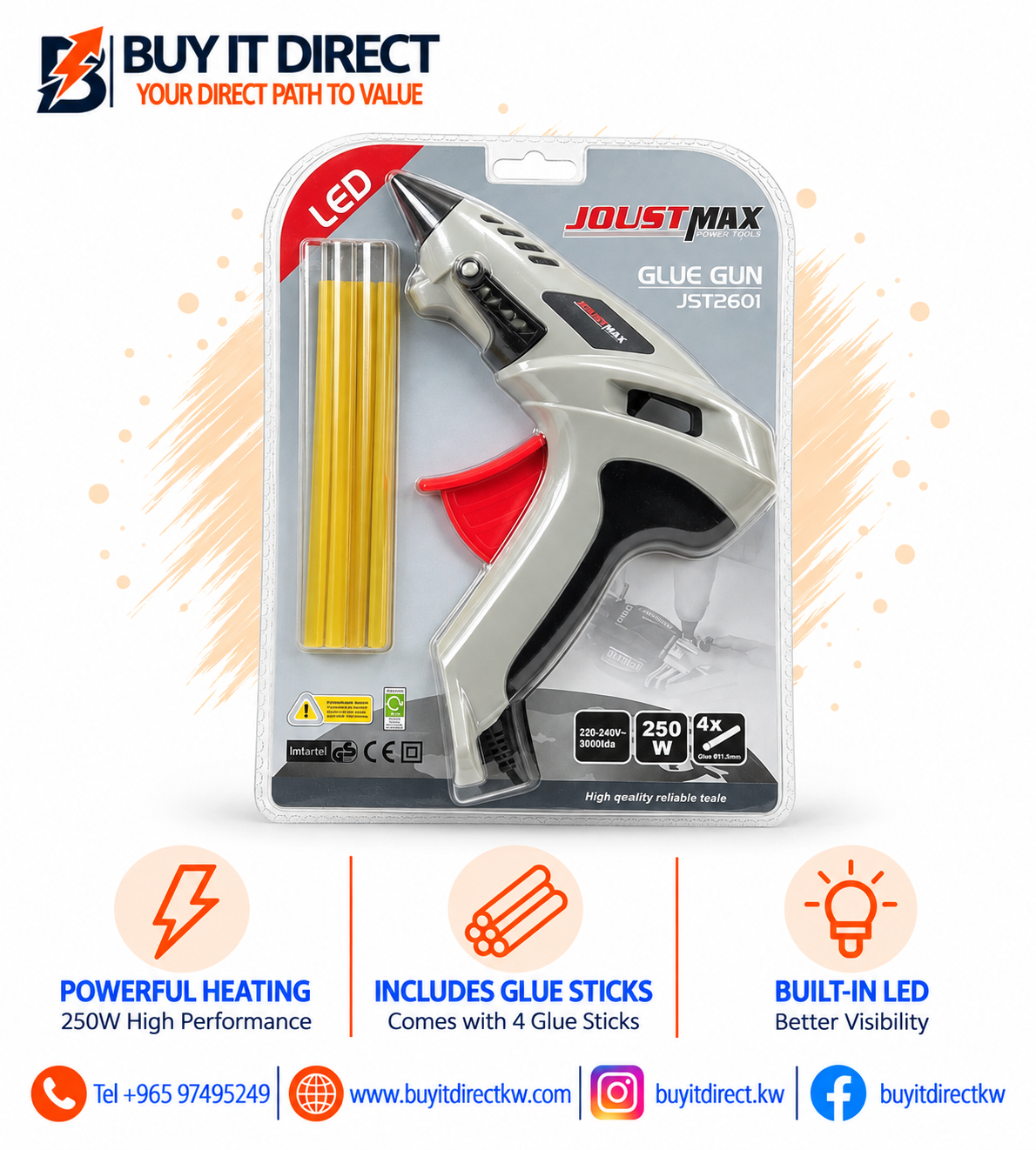 JOUST MAX Glue Gun JST2601