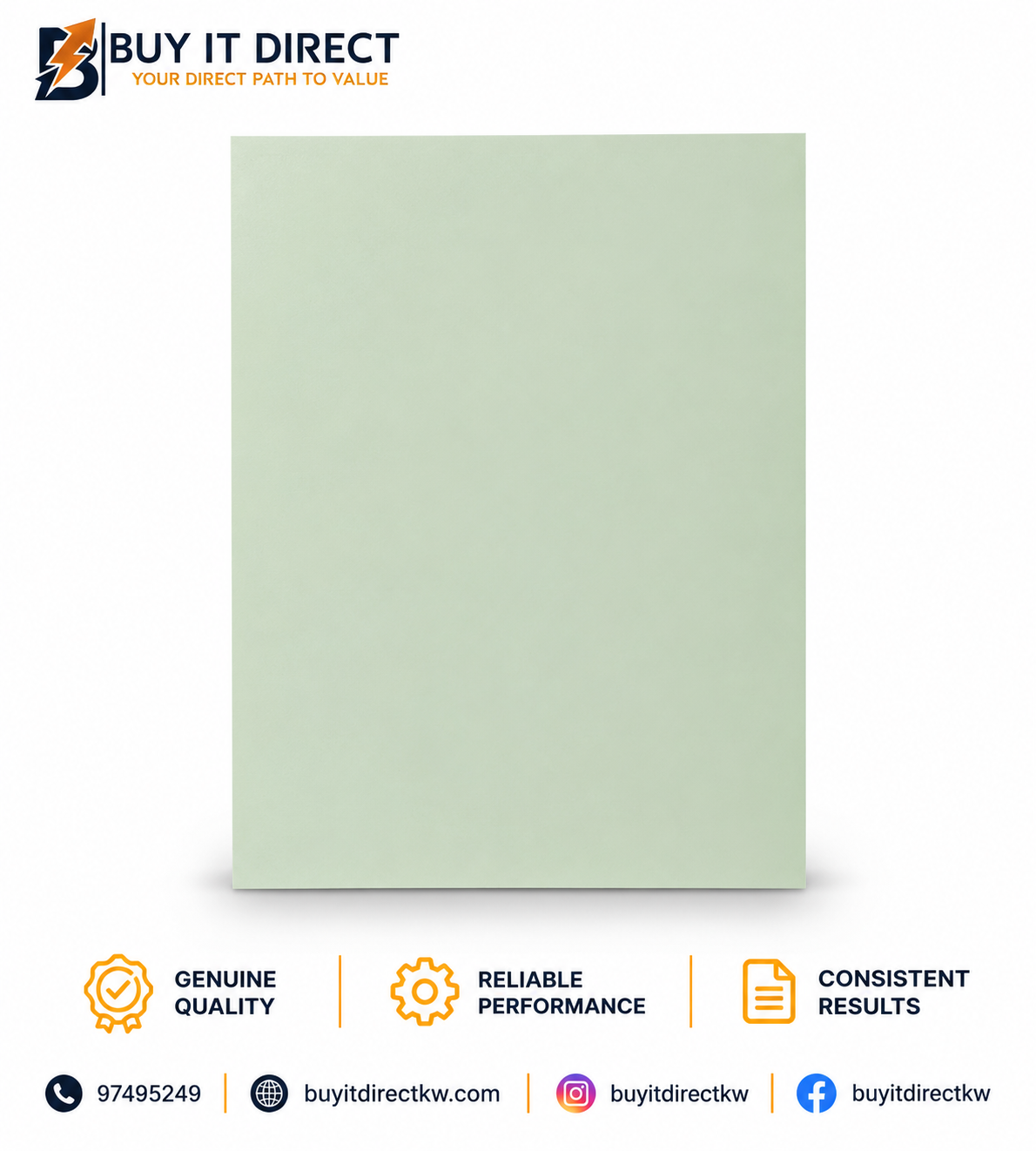 Canson Illustration Board Light Green A3