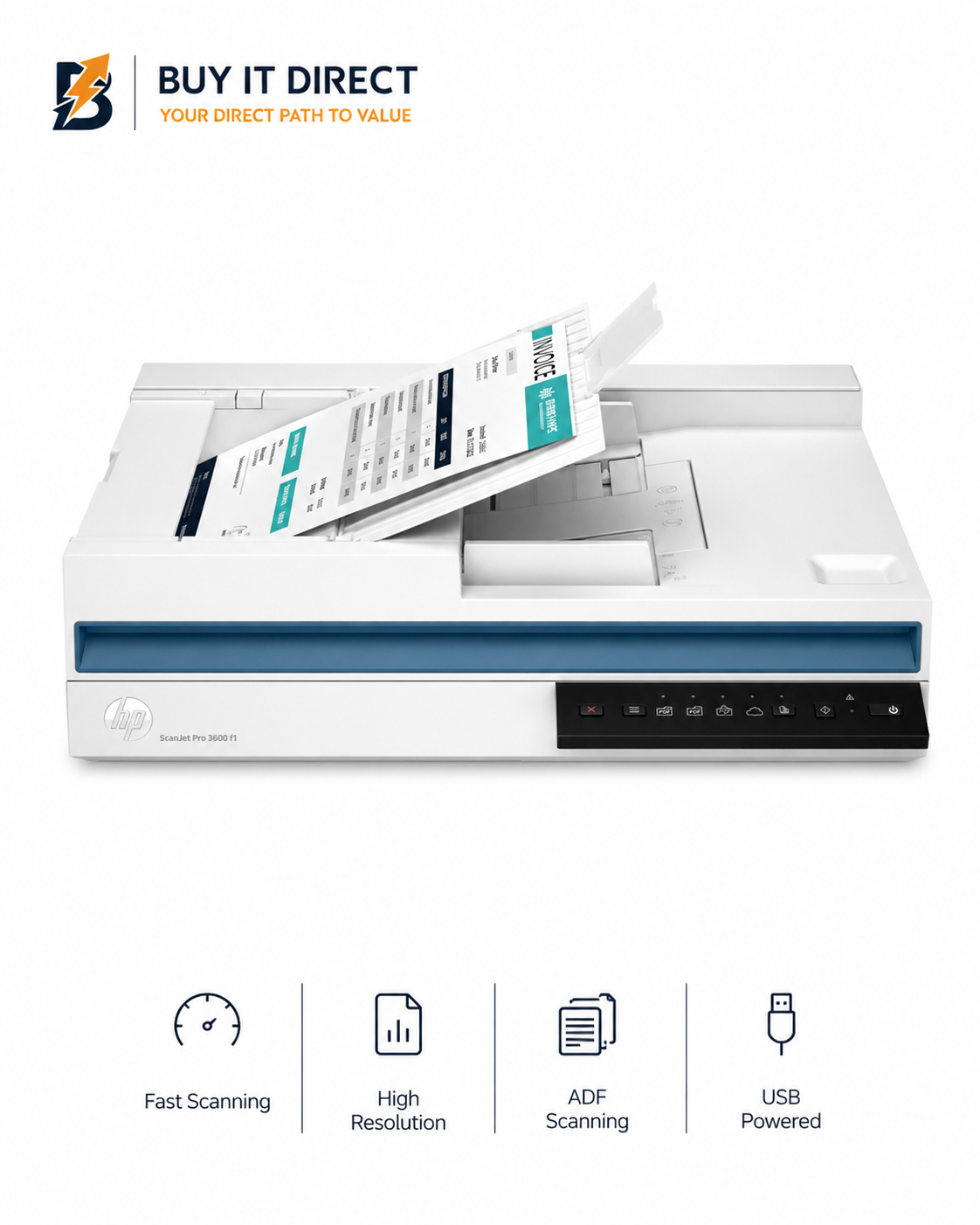 HP ScanJet Pro 3600 F1 Scanner