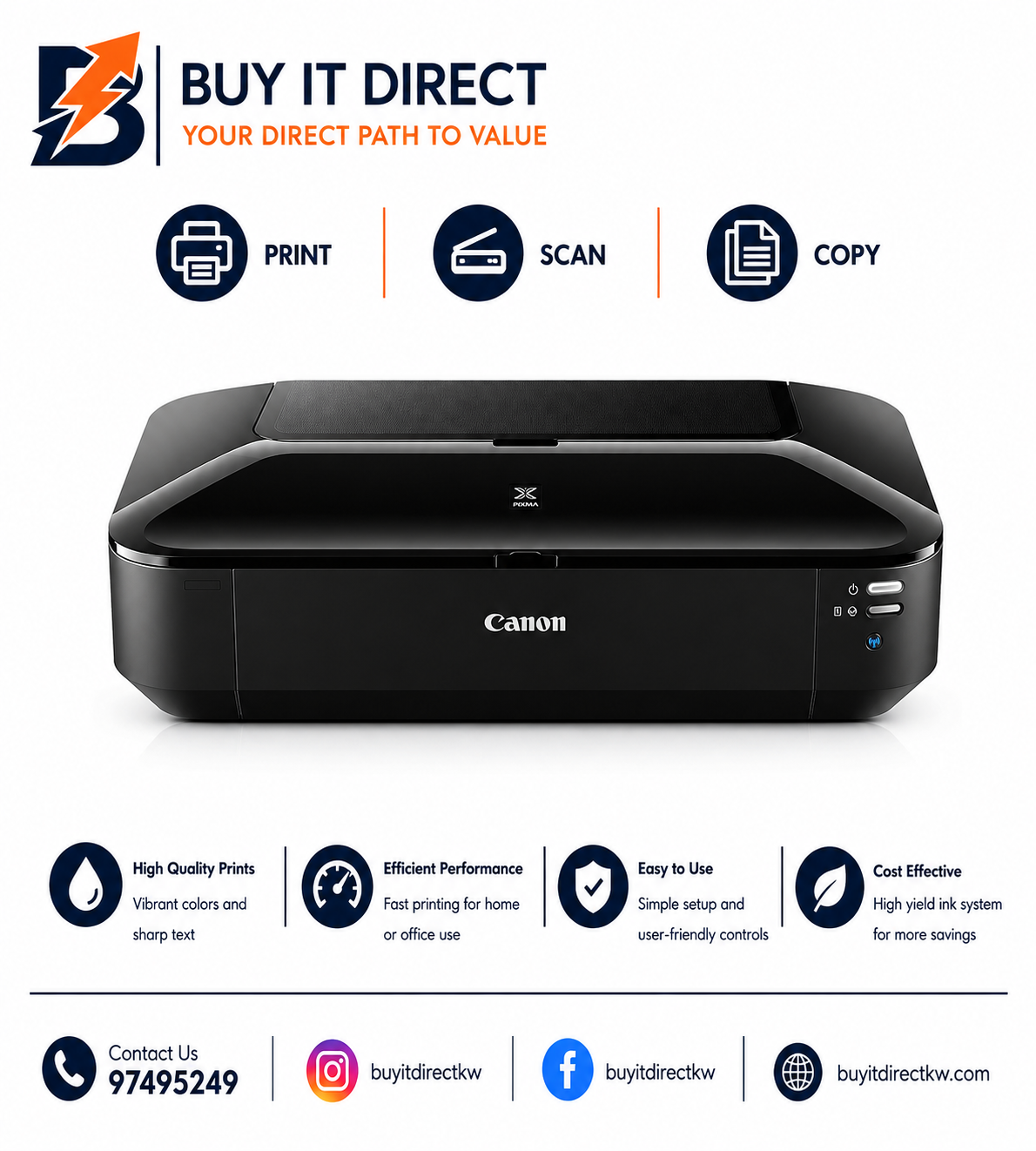 Canon PIXMA iX6840 A3+ Wifi Photo Printer - SO