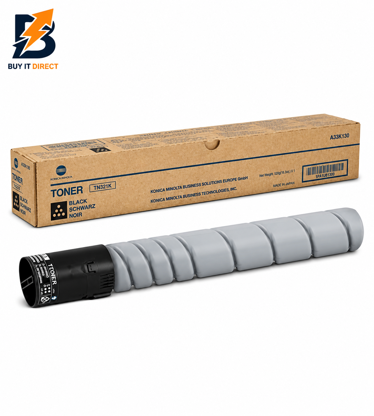 Konica Minolta Tn-321K Black Toner Cartridge
