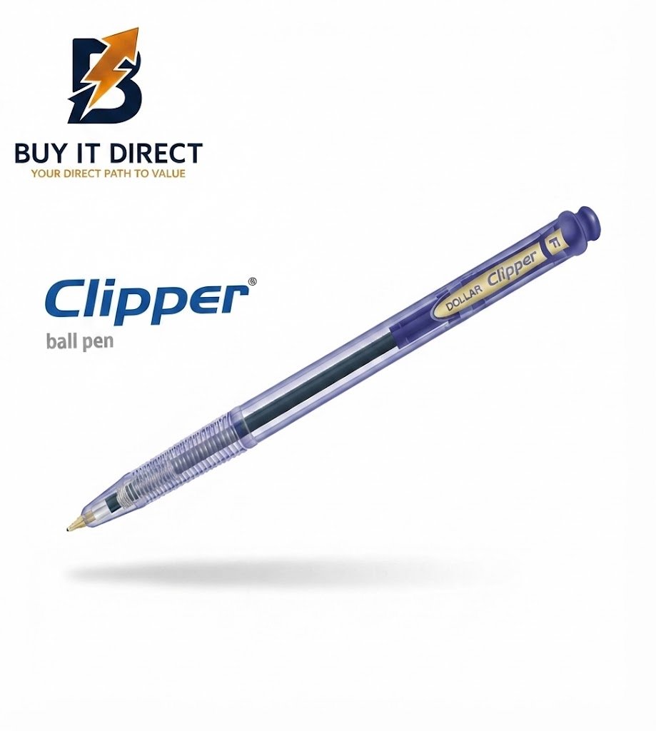 Dollar Clipper Ball Pen 0.8 mm 10 Pack