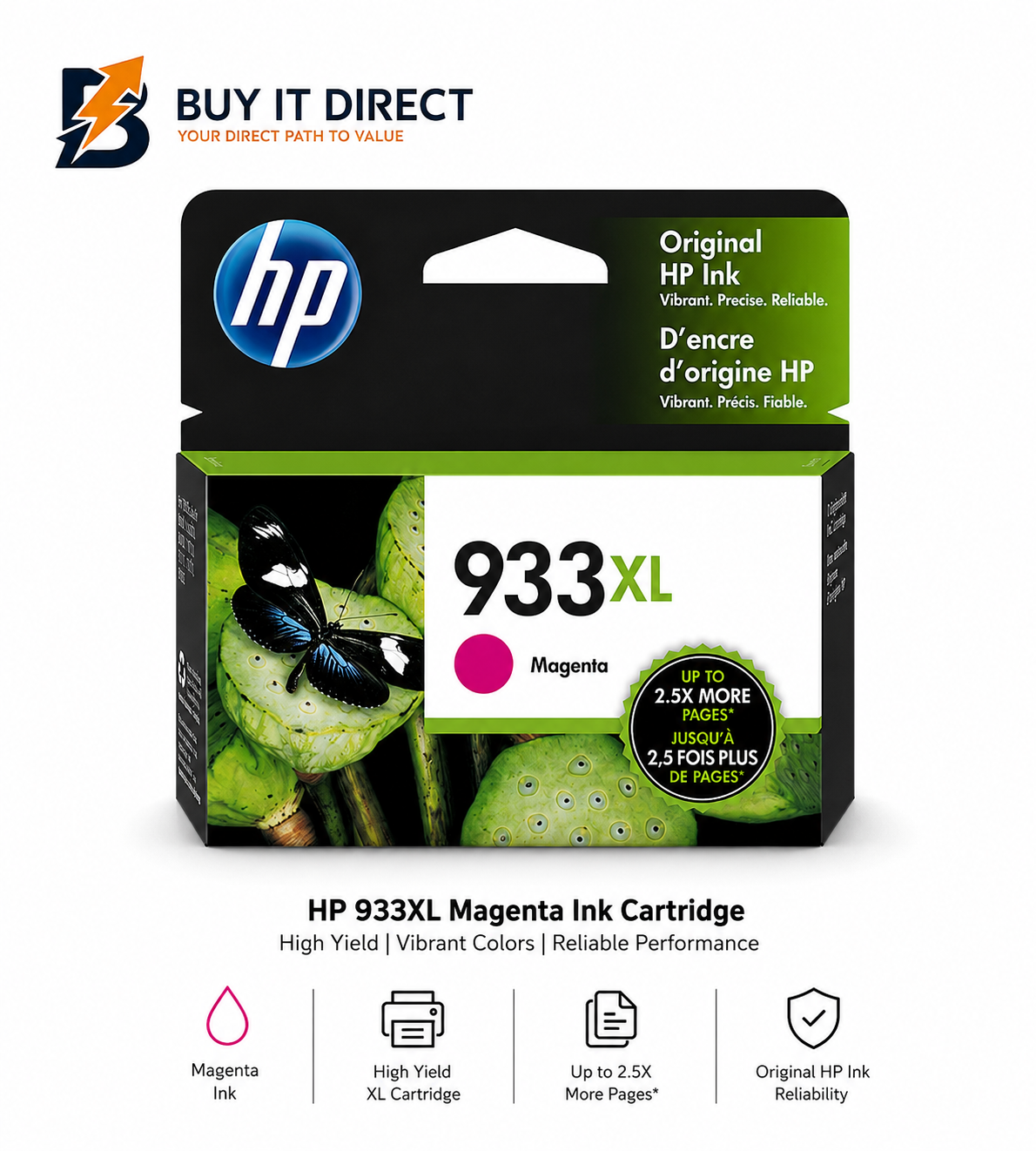HP 933XL High Yield Magenta Original Ink Cartridge