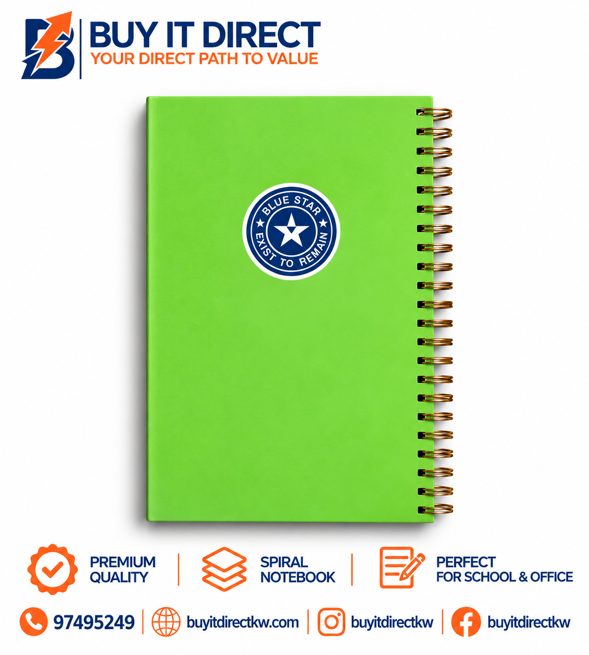 BLUE STAR Exist to Remain NoteBook