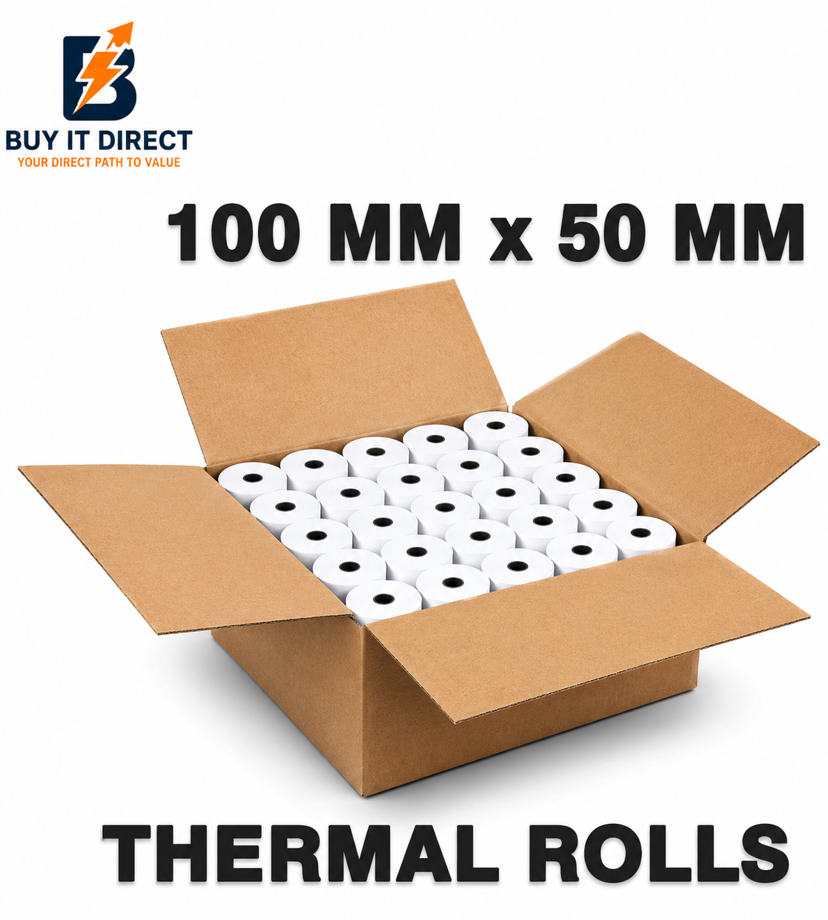 Thermal Roll 100 X 50 Mm ( 24 Rolls Per Carton)