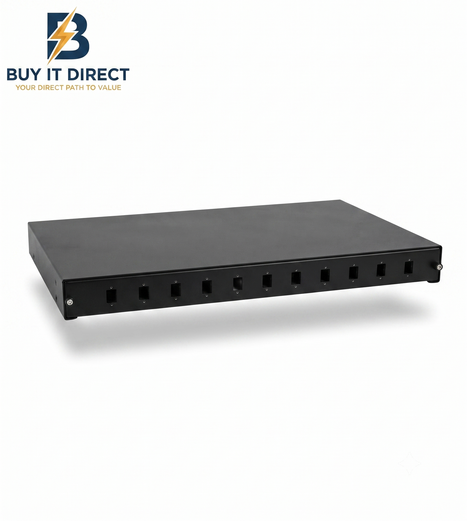 Fiber Patch Panel Rackmount Lc 12 Port Kuwes