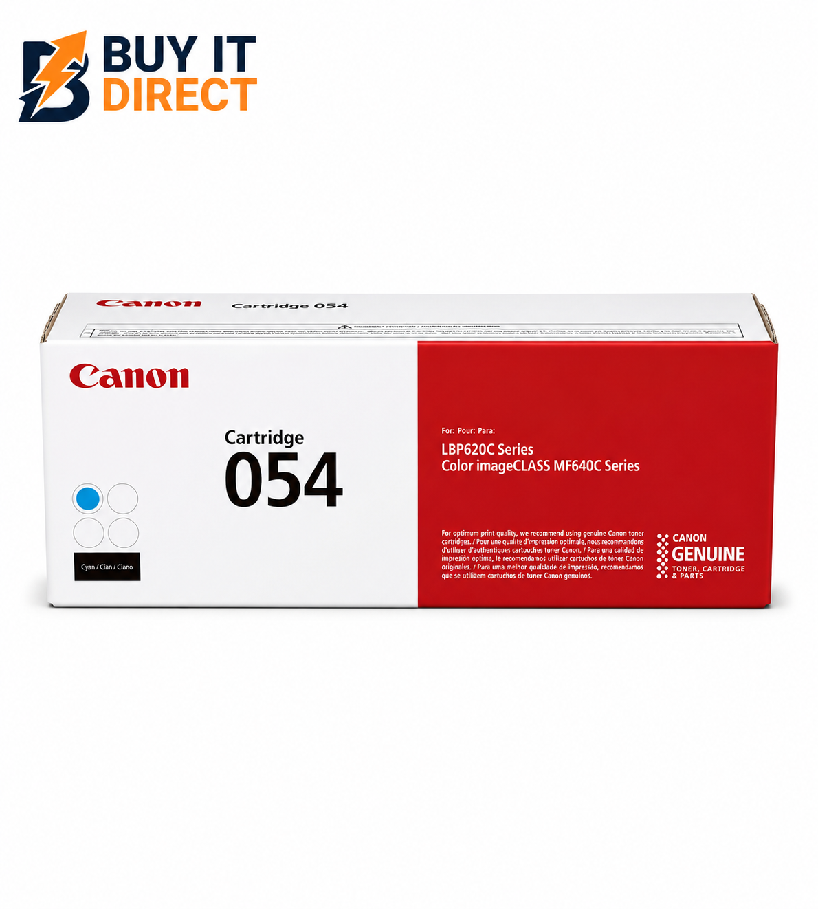 Canon 054 Cyan Toner Cartridge – 1.2K Pages / Cyan Color / Toner Cartridge