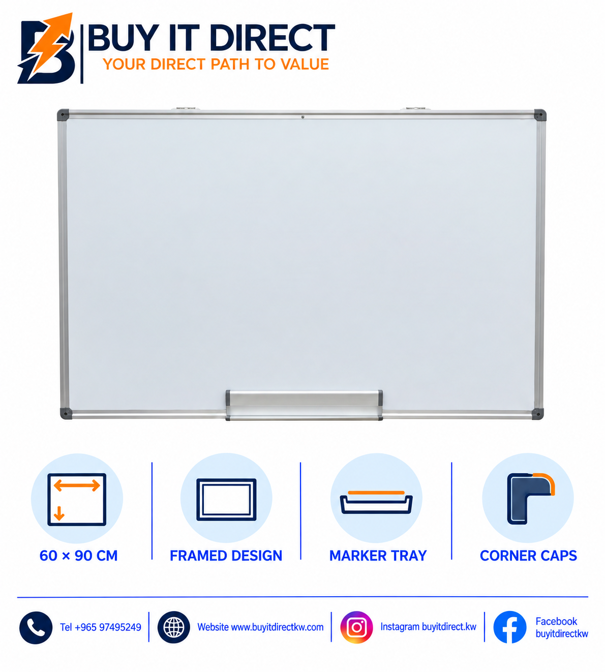 Whiteboard Original 60 x 90 cm