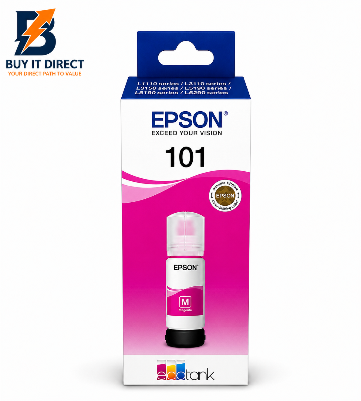 عبوة حبر Epson 101 EcoTank أرجواني أصلية لطابعات Epson
