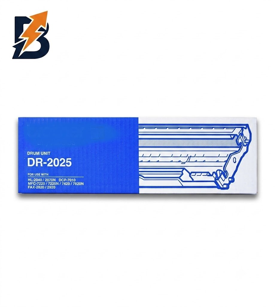 وحدة طبلة سوداء من طراز Brother DR2025