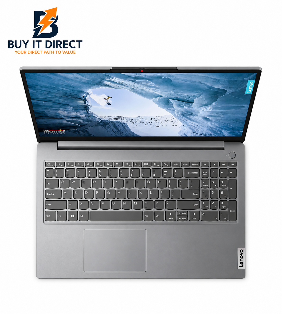 Lenovo IdeaPad 1 15IAU7 Laptop 15.6 Inch Intel Core i7 12th Gen 8GB RAM 512GB SSD Windows 11 Gray