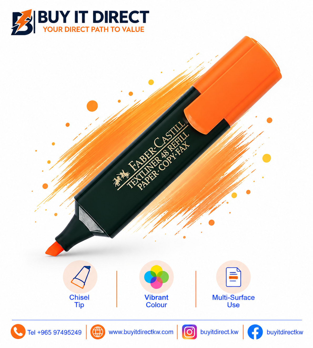 Faber-Castell Orange Highlighter
