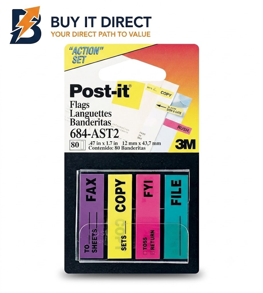 3M POST IT ACTION FLAGS 684AST2